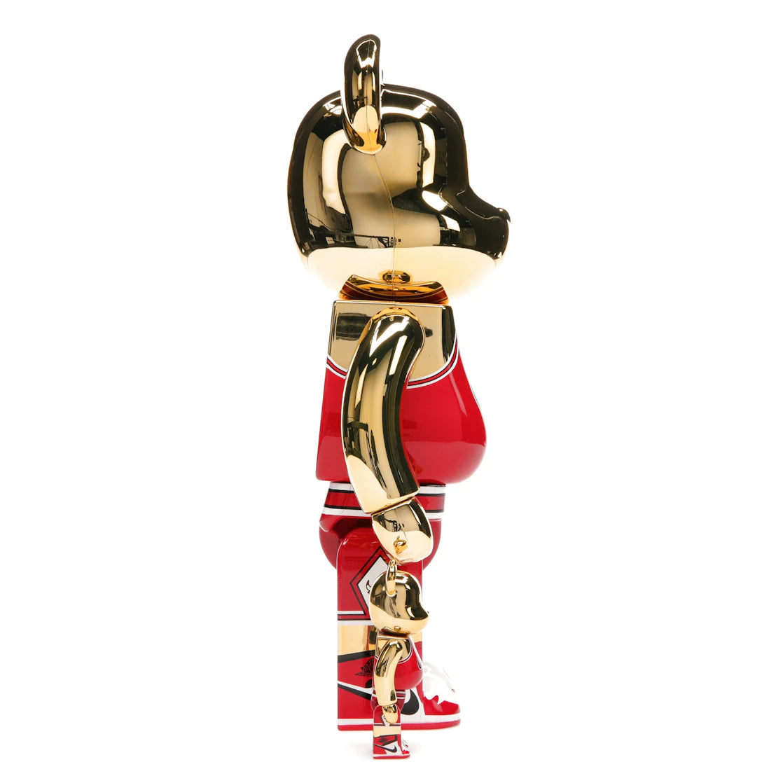 Bearbrick Michael Jordan 1985 Rookie Jersey 100% & 400% Set Gold Chrome