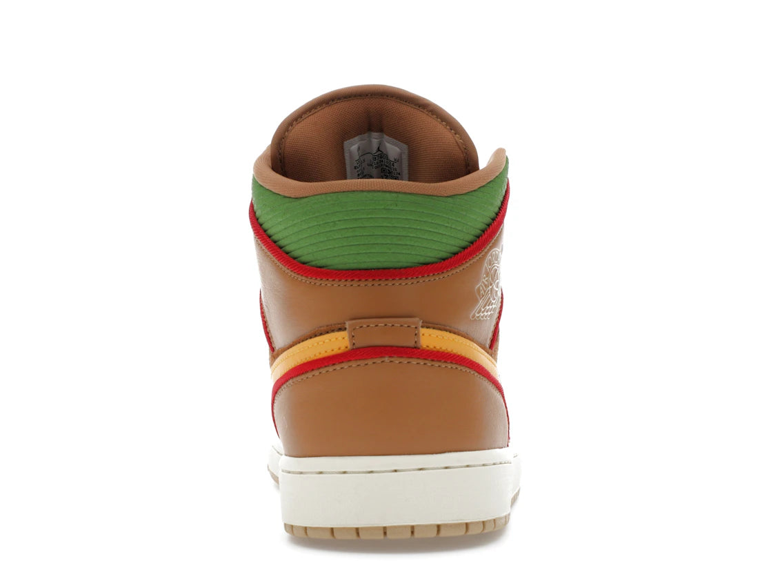 Jordan 1 Mid SE Cheeseburger