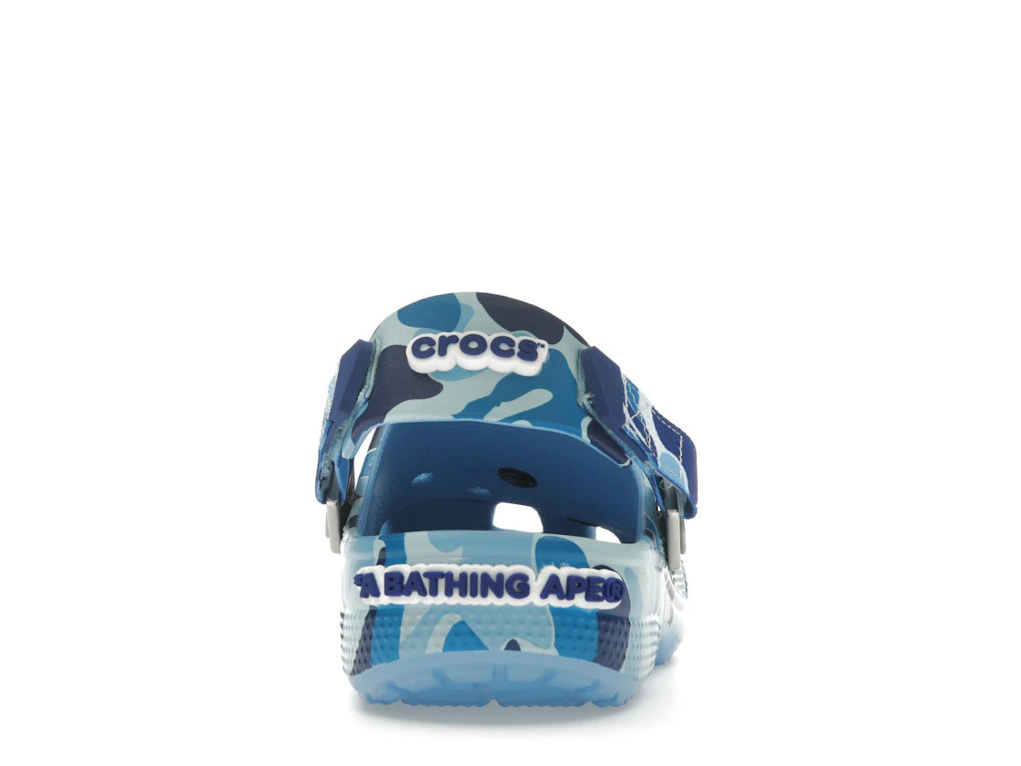Crocs Classic Clog A Bathing Ape ABC Camo Blau