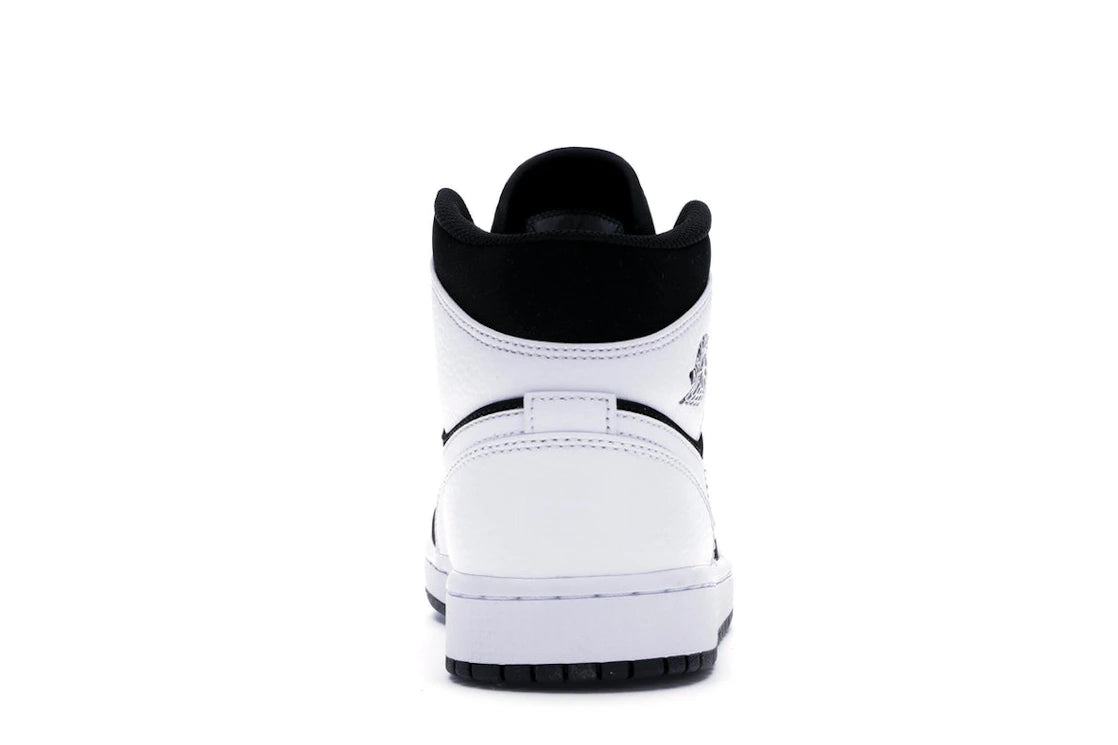 Jordan 1 Mid White Black