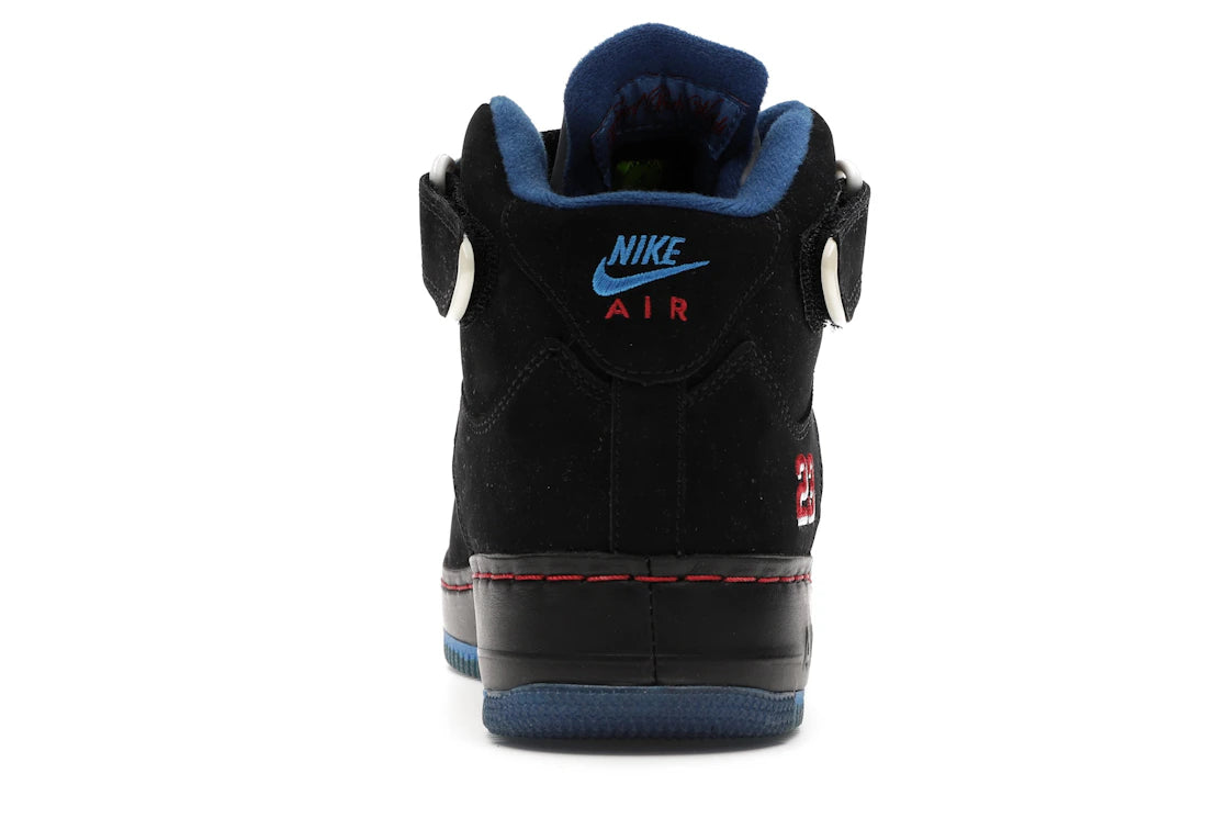 Jordan AJF 5 Schwarz Blaues Band Varsity Rot