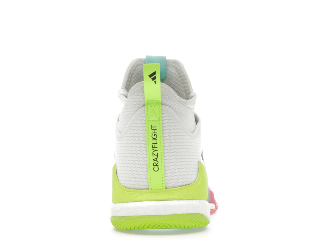 adidas Crazyflight Mid Weiß Lila Türkis (Damen)