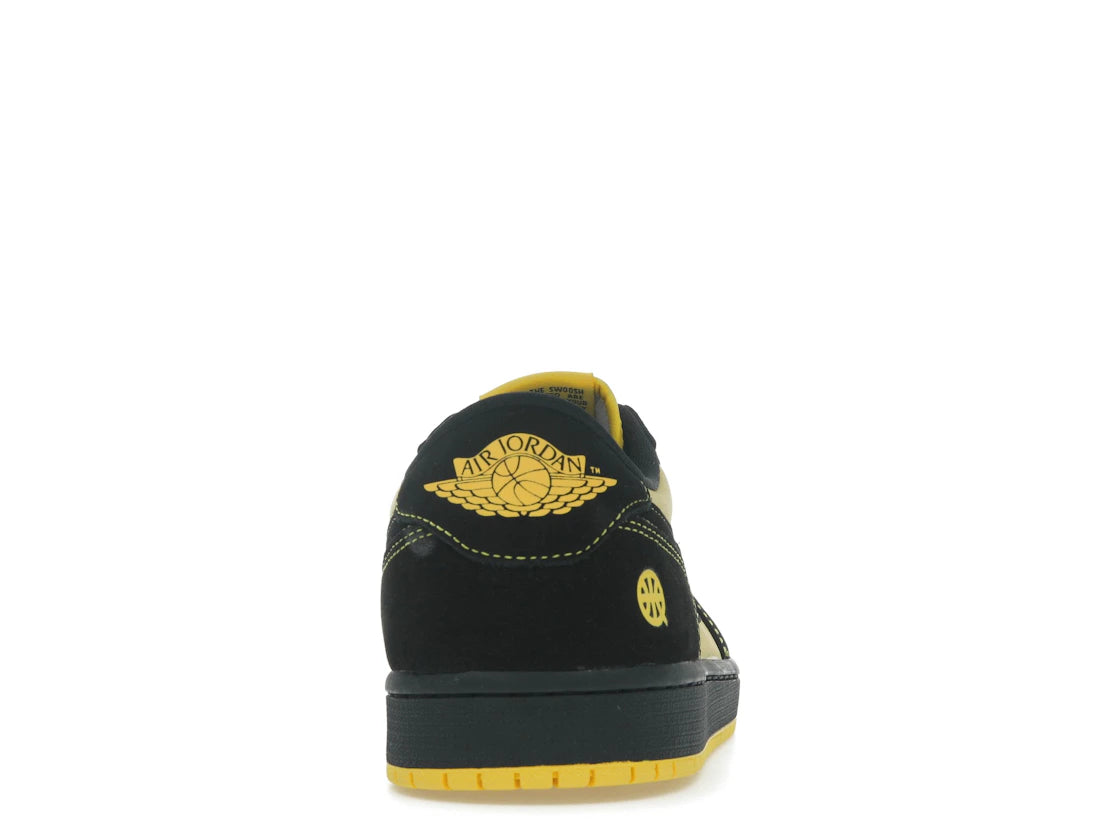 Jordan 1 Retro Low OG Quai 54 Black Tour Yellow Red