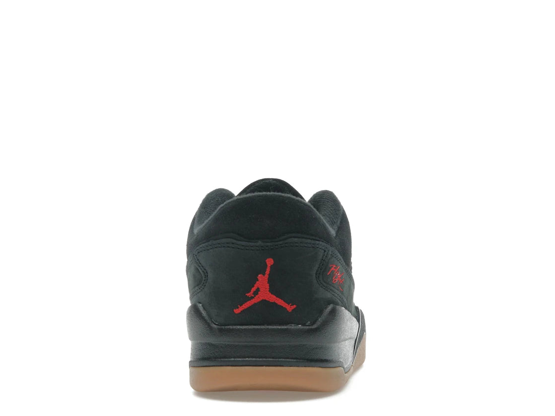 Jordan Flight Court Schwarz Rot