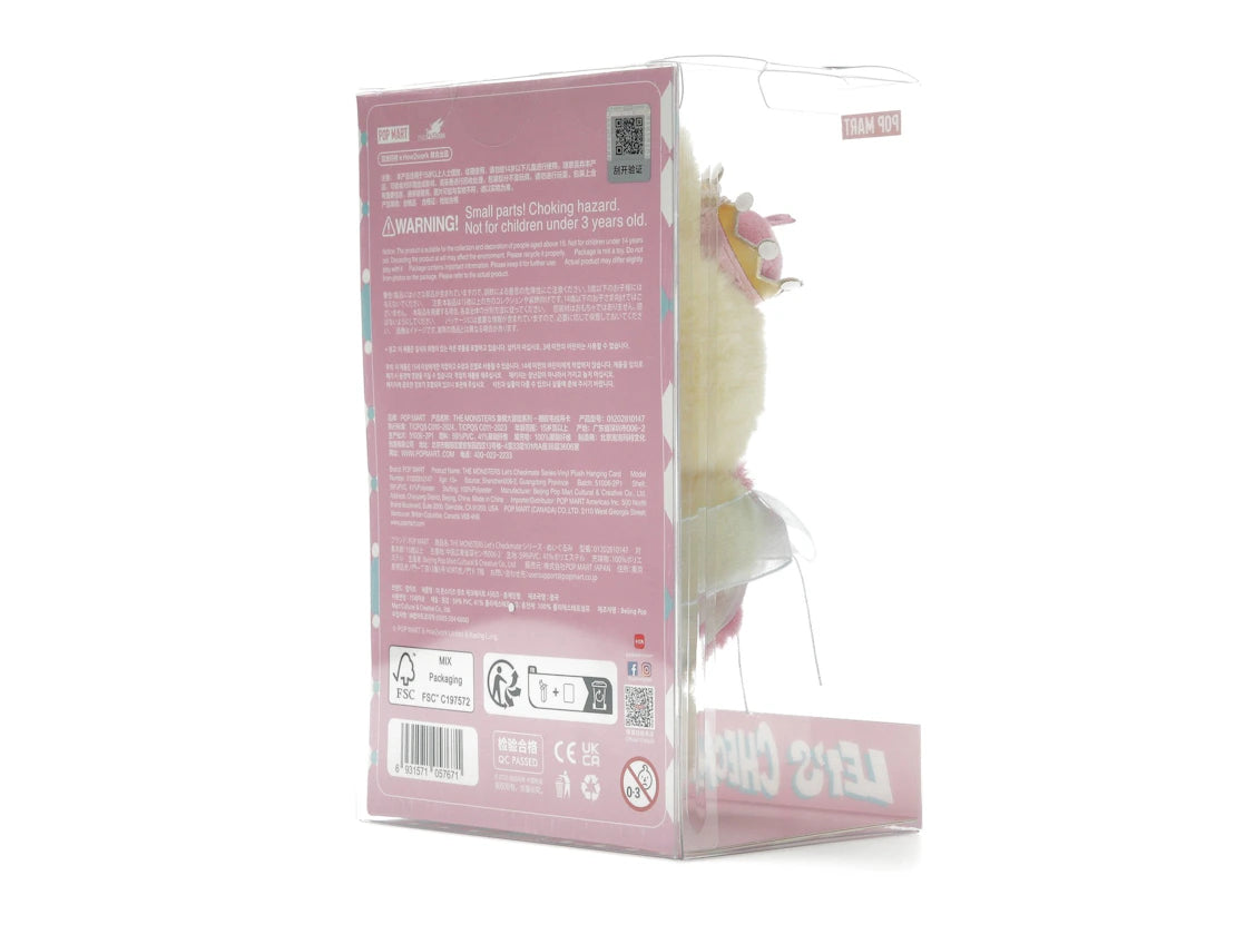 Pop Mart Labubu The Monsters Let's Checkmate Series Vinyl Plush Hanging Card