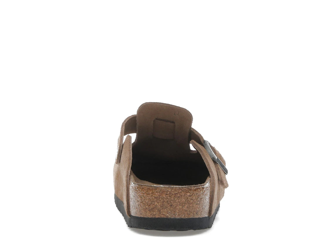 Birkenstock Boston Soft Footbed Wildleder Dunkelbraun Tonal