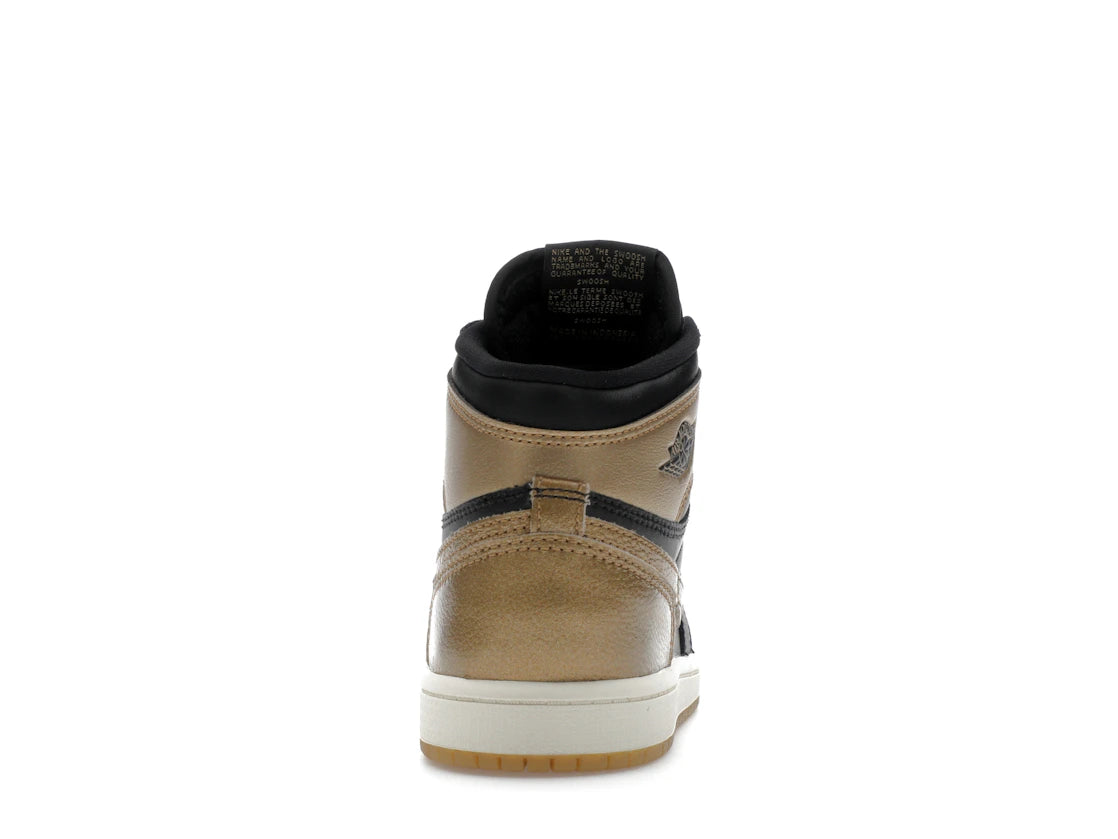 Jordan 1 Retro High OG Black Metallic Gold (PS)