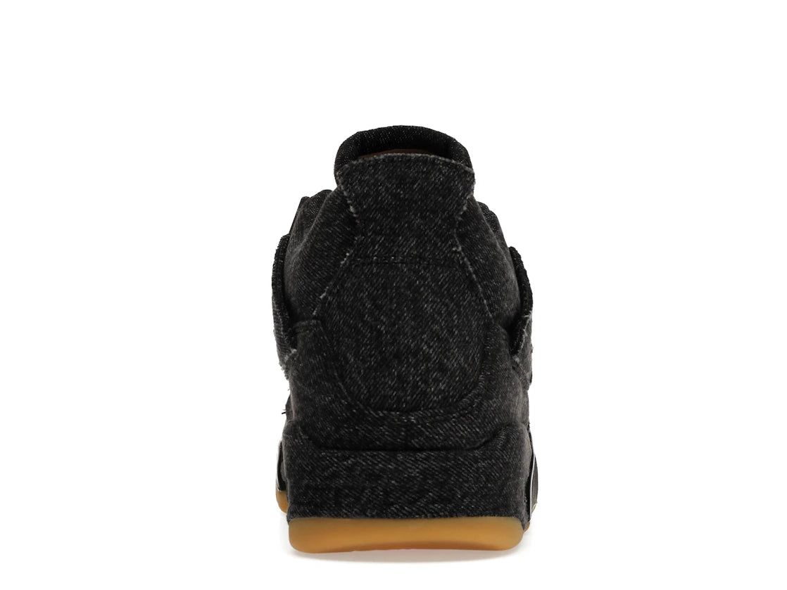 Jordan 4 Retro Levi's Schwarz (GS) (Levi's Tag)