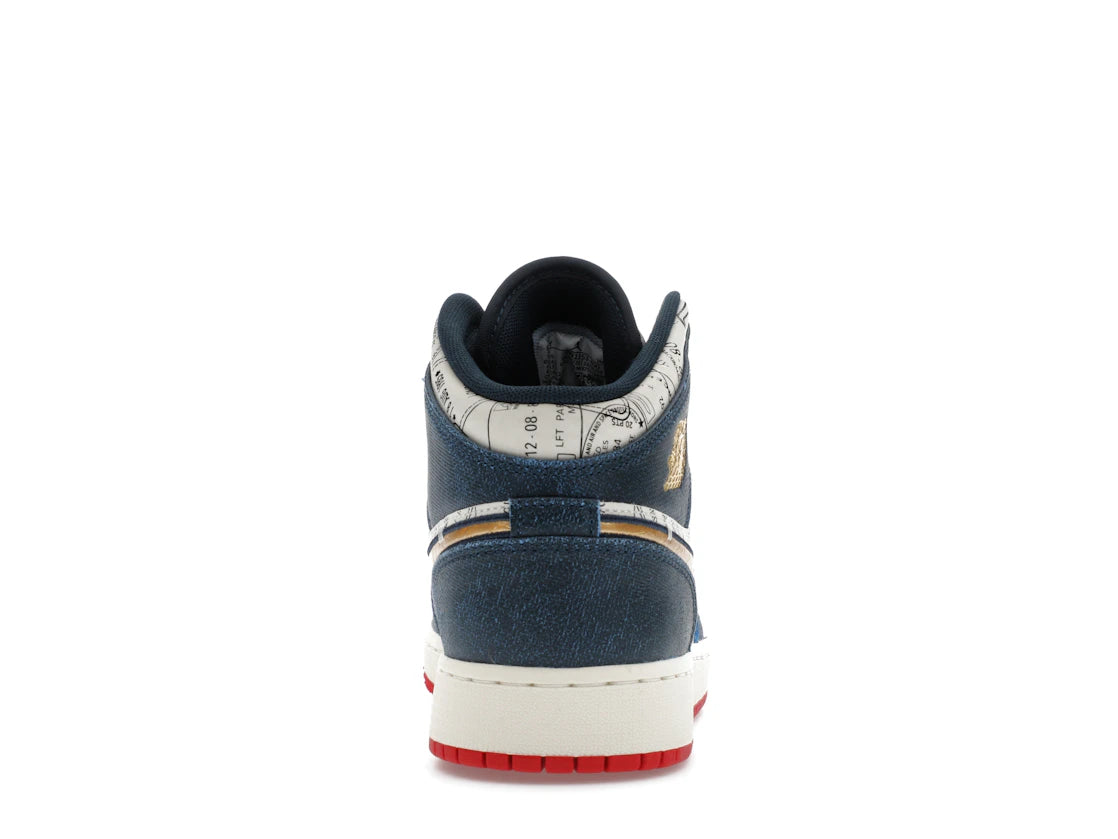 Jordan 1 Mid SE Take Flight Gold Swoosh (GS)