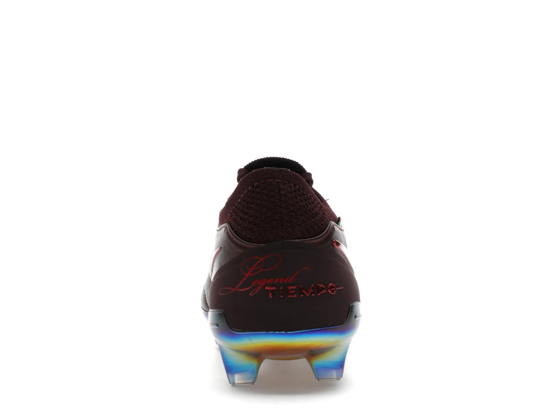 Nike Tiempo Legend 10 Elite Luxe FG Montebelluna Leather Port Wine