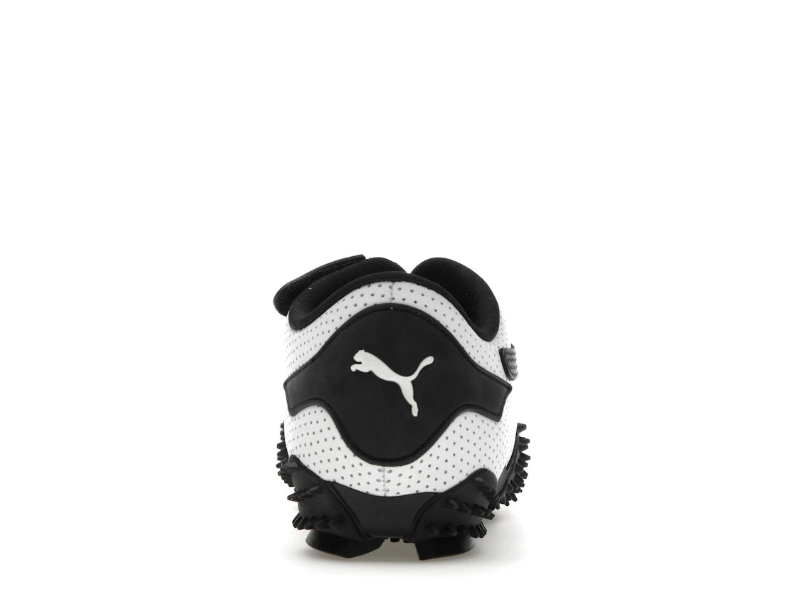 Puma Mostro Perforiertes Leder Weiß Schwarz