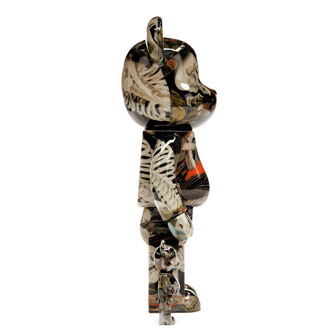 Bearbrick Utagawa Kuniyoshi (Der verwunschene alte Palast in Soma) 100 % und 400 % Set