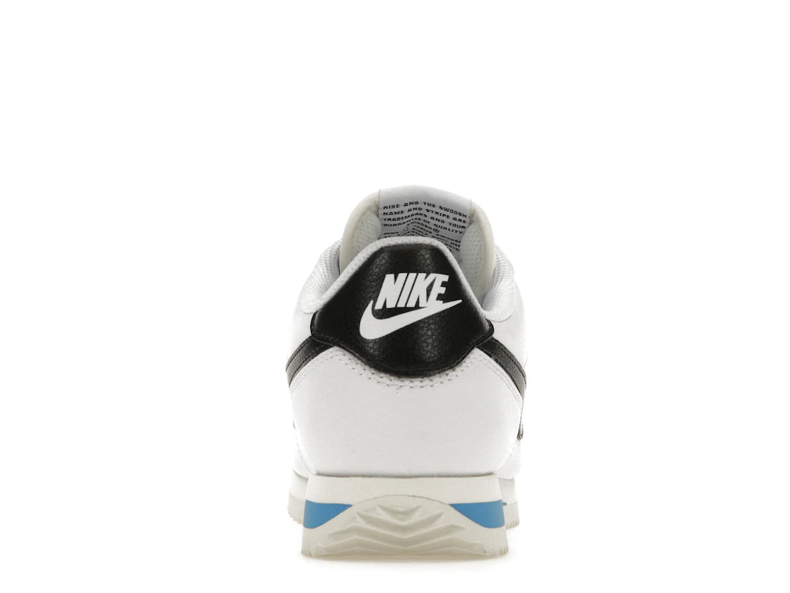 Nike Cortez Weiß Schwarz Hellblau (Damen)