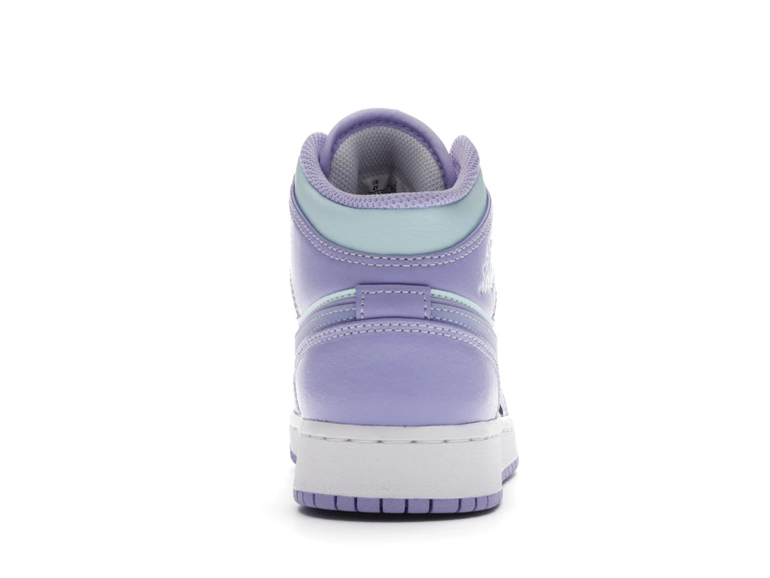 Jordan 1 Mid Purple Aqua (GS)