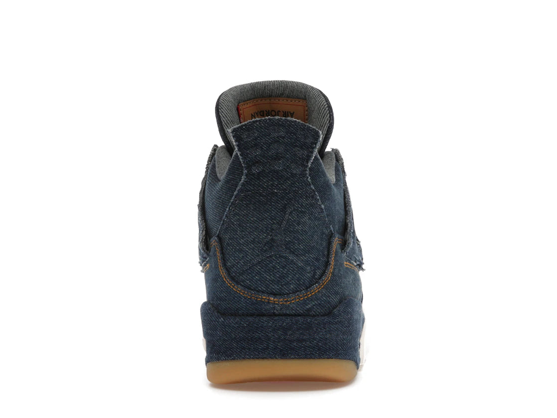 Jordan 4 Retro Levi's Denim (Etikett mit Levi's-Logo)