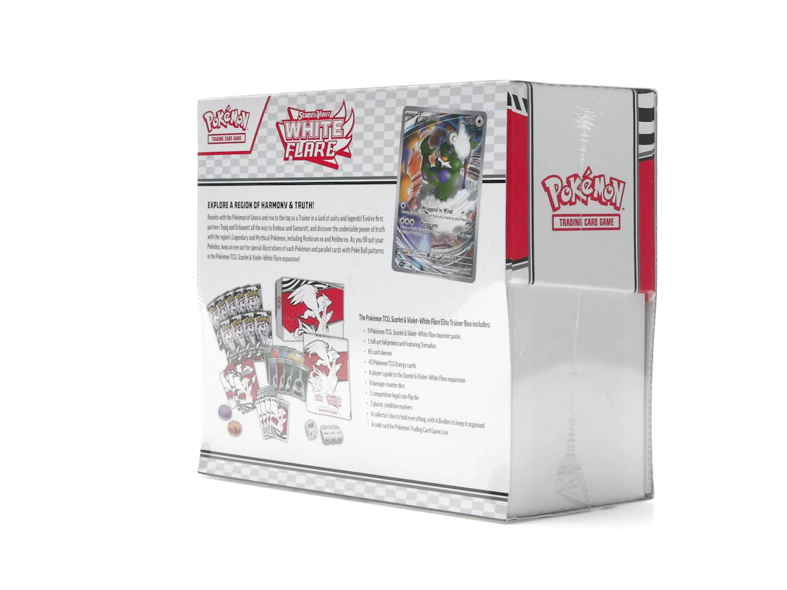 Pokémon Scarlet & Violet White Flare Elite Trainer Box 2025