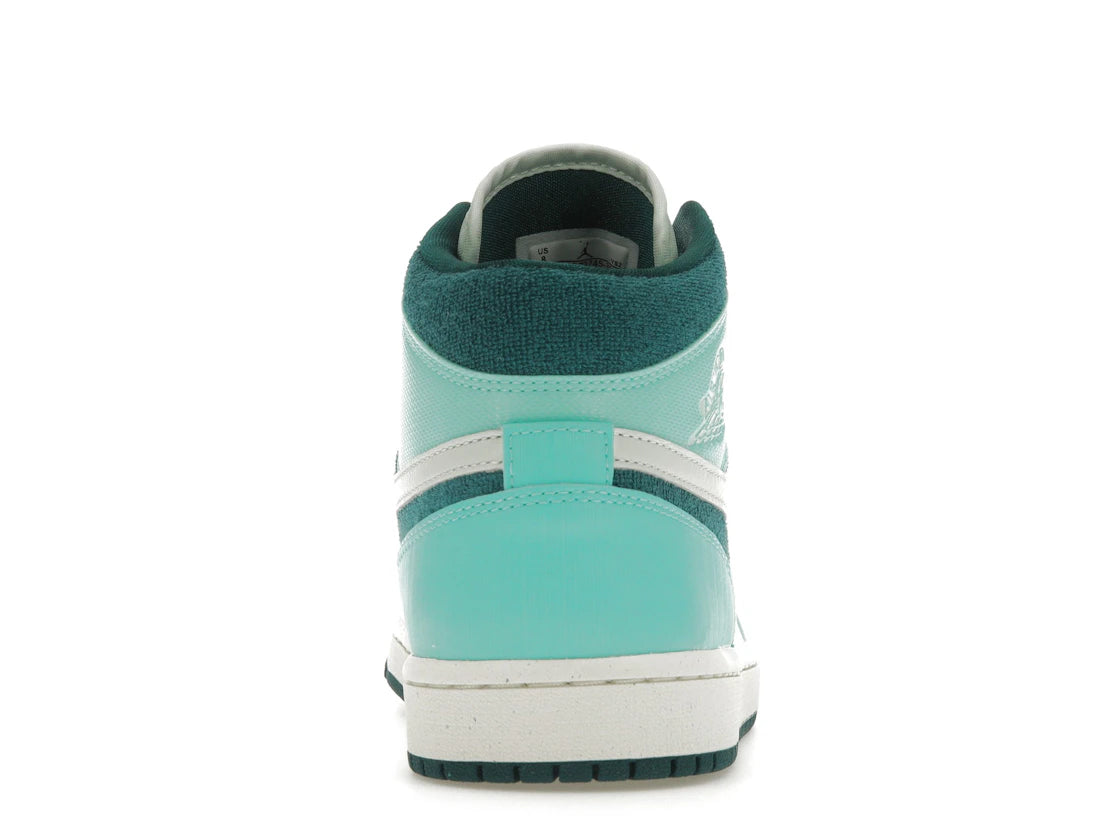 Jordan 1 Mid Chenille Bleached Turquoise (Women's)