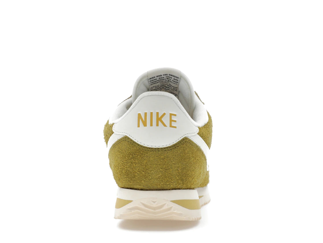 Nike Cortez SE Wildleder Pacific Moss Infinite Gold Muslin Sail