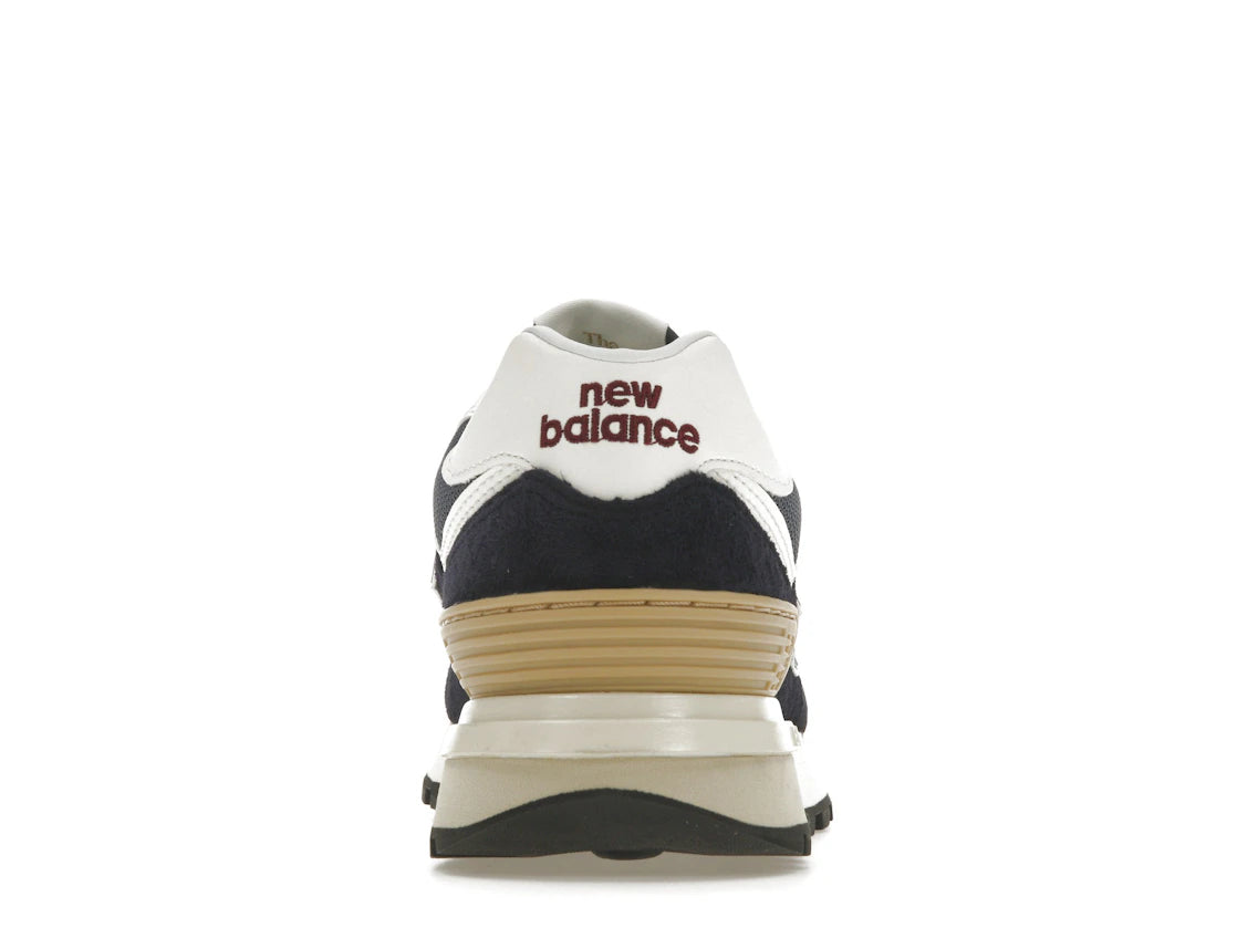 New Balance 574 Navy White Beige