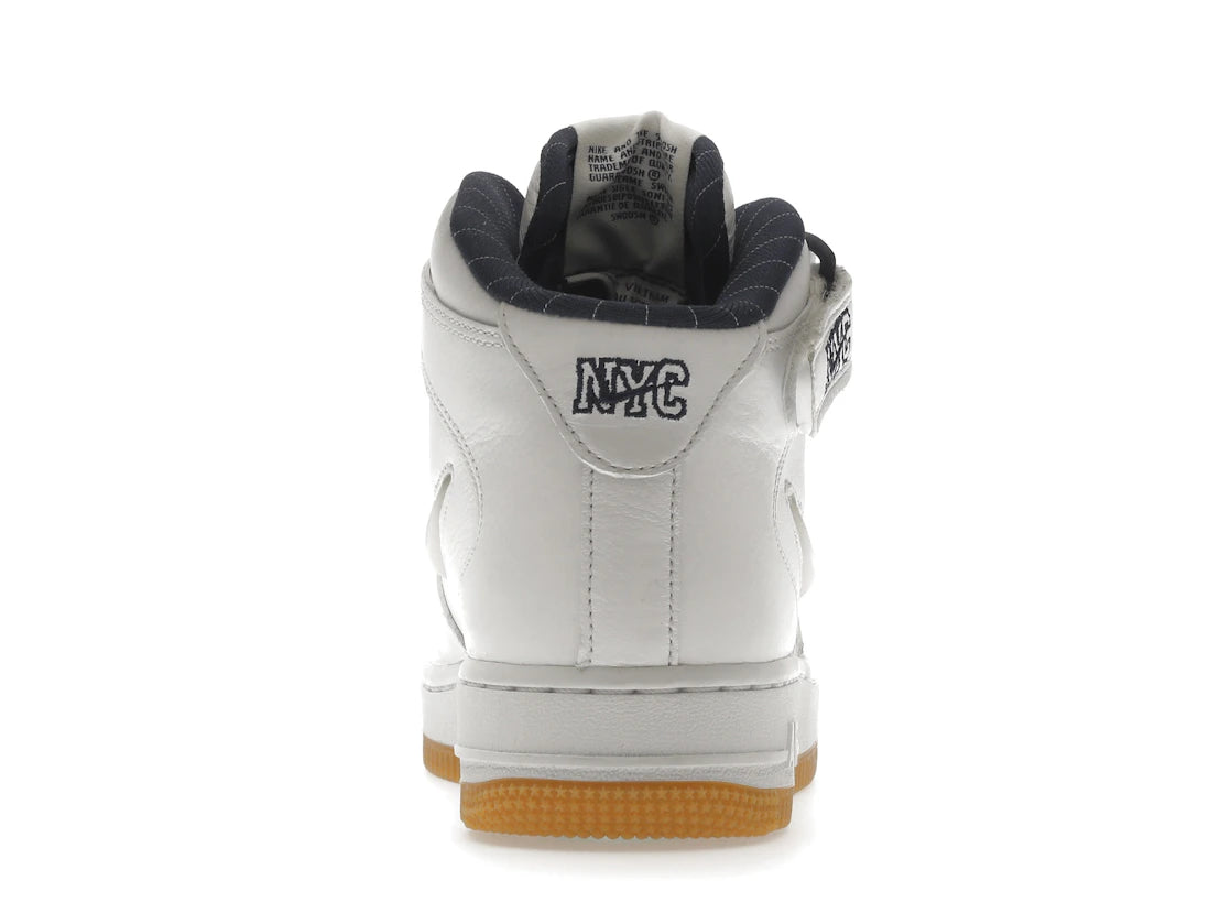 Nike Air Force 1 Mid QS Jewel NYC White Midnight Navy