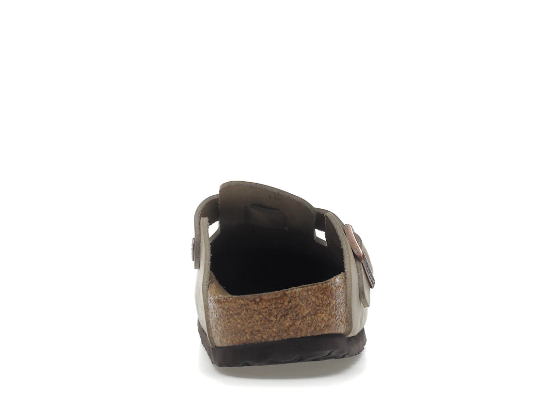Birkenstock Boston Soft Footbed Oiled Leather Tobacco Brown