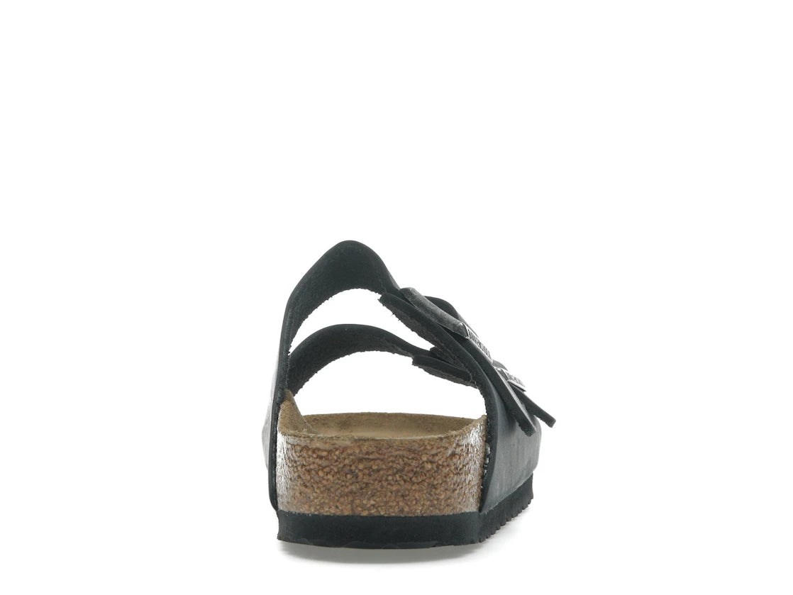 Birkenstock Arizona, geöltes Leder, Schwarz