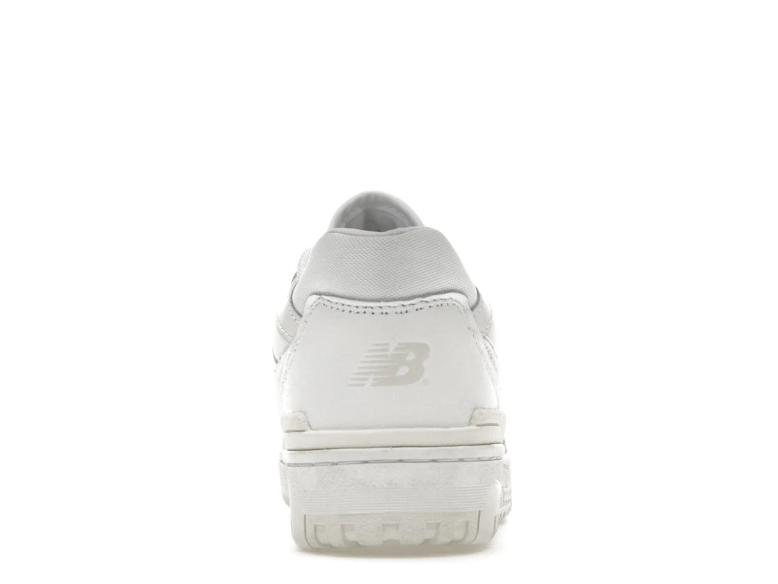 New Balance 550 Weiß Grau Zehenkappe
