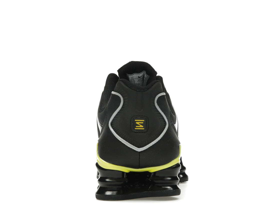 Nike Shox TL Black Dynamic Yellow Metallic Silver