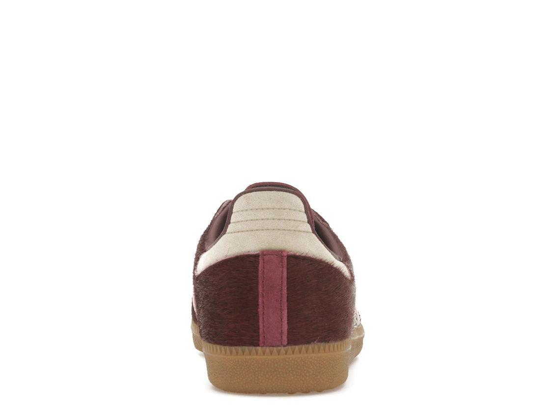 adidas Samba OG Maroon Sand Strata Pony (Damen)