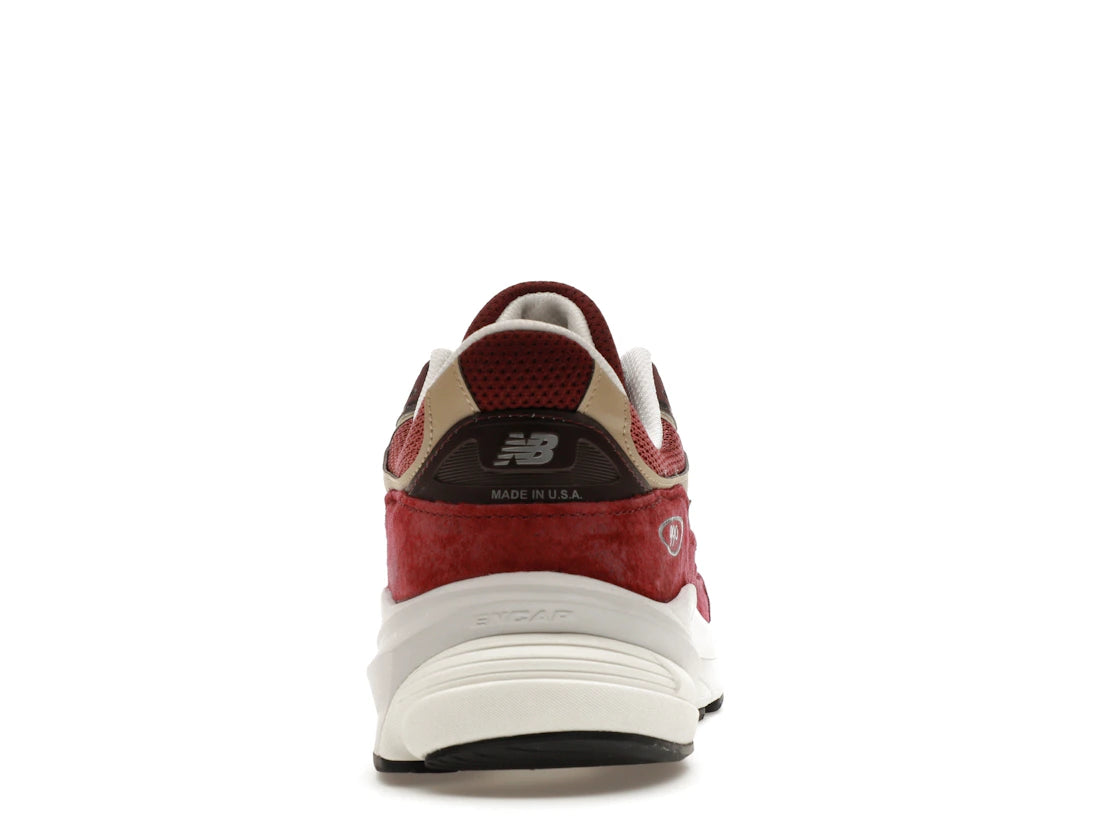 New Balance 990v6 MiUSA Teddy Santis Burgunderrot