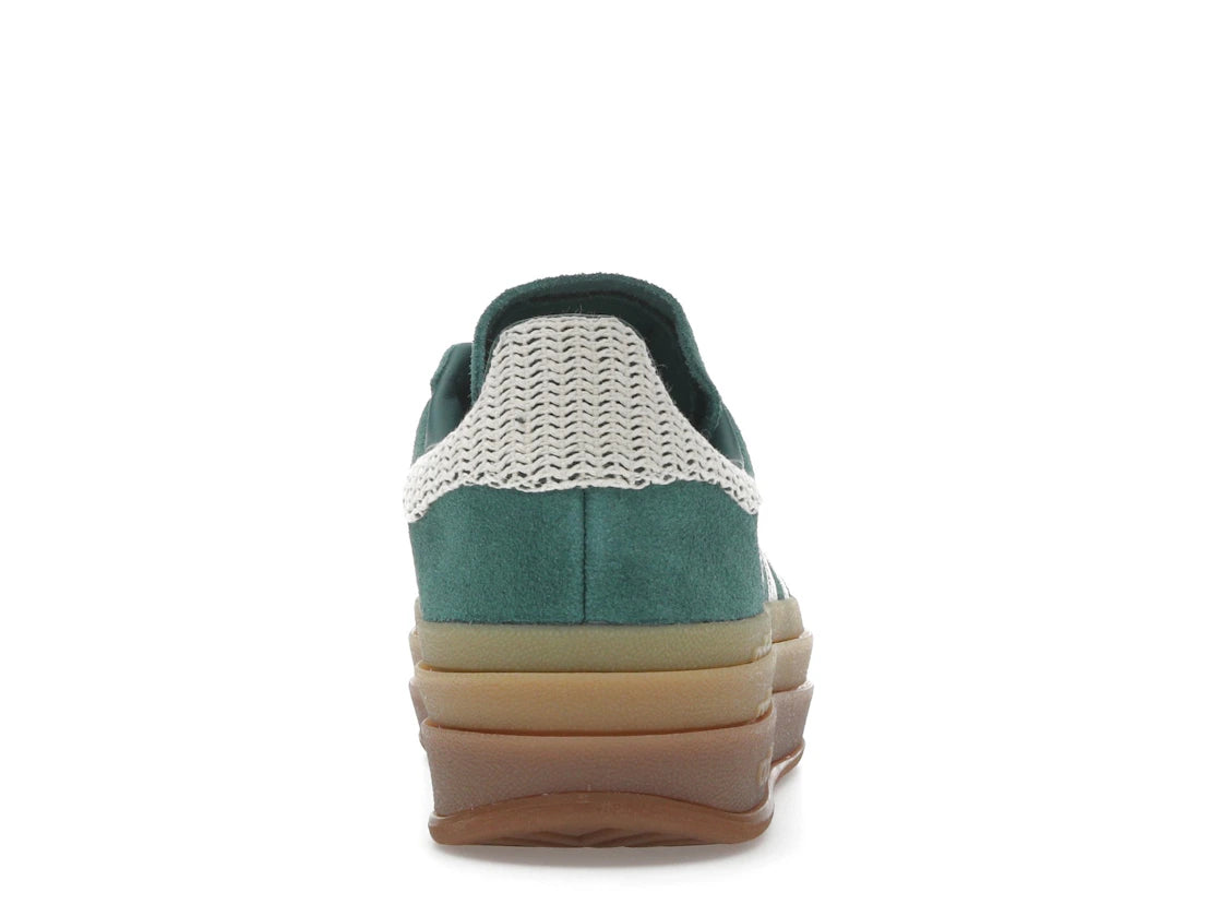 adidas Gazelle Bold Collegiate Grün Weiß Gold (Damen)