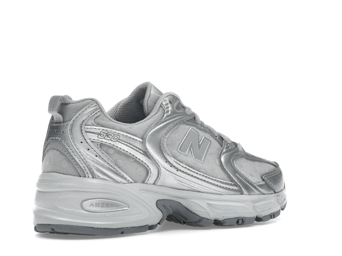 New Balance 530 Silver Metallic Raincloud Polka Dots