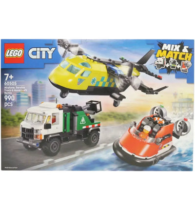 LEGO City Airplane, Service Truck & Hovercraft Remix Set 60505