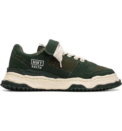 Maison Mihara Yasuhiro Keith OG Sole Canvas Low Green