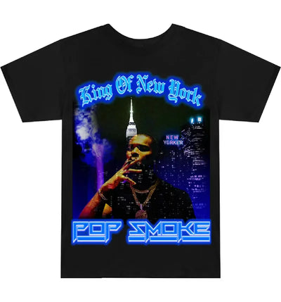 Pop Smoke King of New York T-Shirt Black