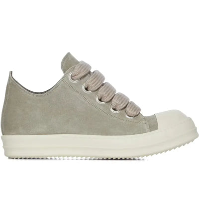 Rick Owens Jumbo Lace Low Sneakers Dark Pearl Milk (Women's)