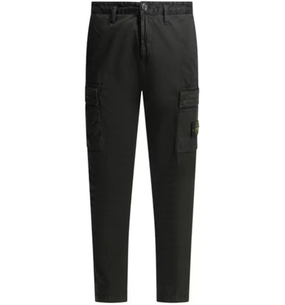Stone Island Old Effect Cargo Pants Black