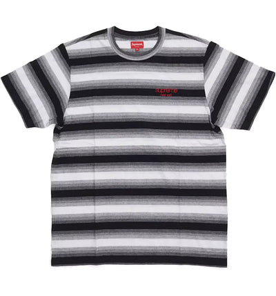 Supreme Gradient Striped S/S Top Black