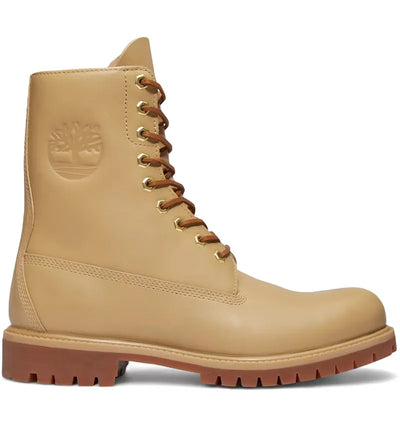 Timberland 8" Premium Waterproof Boot Founder's Collection Beige Full-Grain