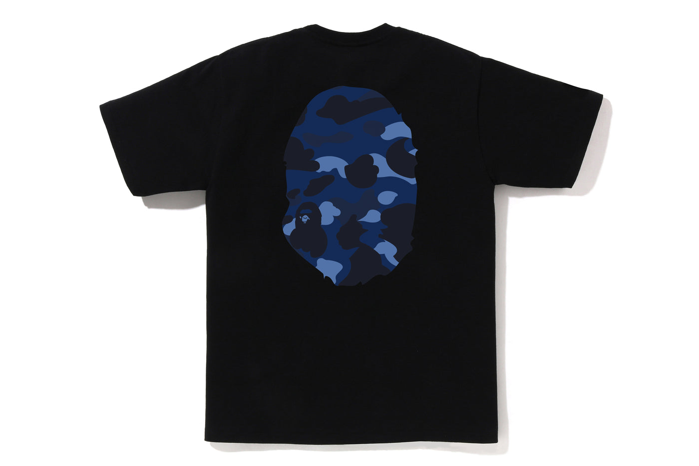 BAPE Color Camo Big Ape Head Tee Black Navy - vue secondaire A