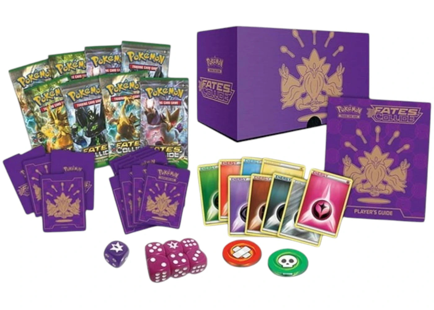 2016 Pokemon TCG XY Fates Collide Elite Trainer Box - vue secondaire B