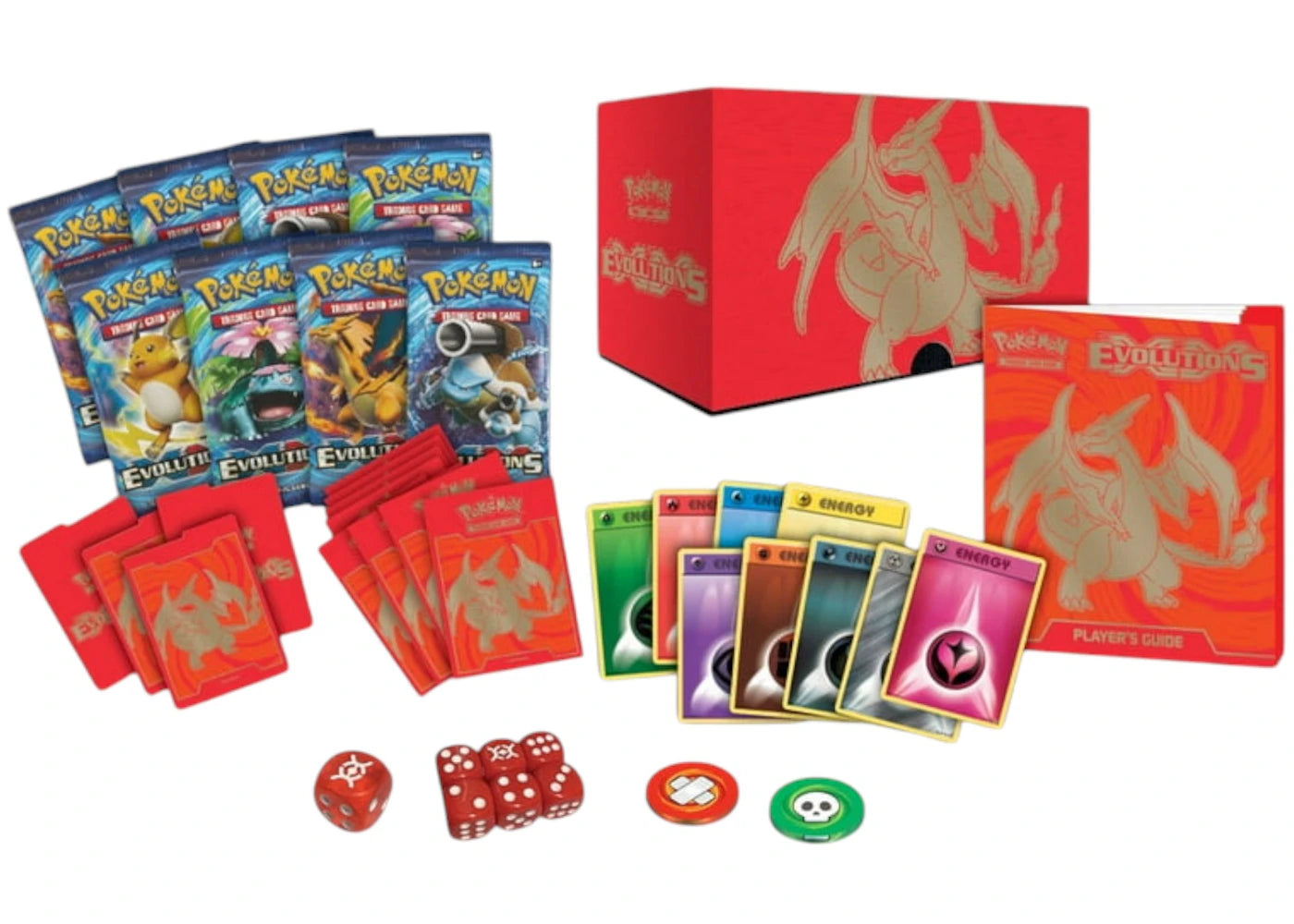 2016 Pokemon TCG XY Evolutions Elite Trainer Box Charizard - vue secondaire B
