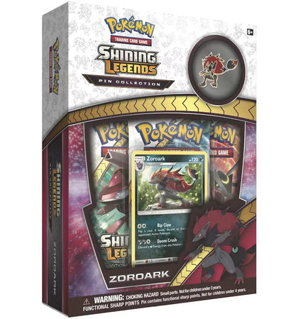2017 Pokemon TCG Shining Legends Pin Collection Zoroark - authentic Pokemon product