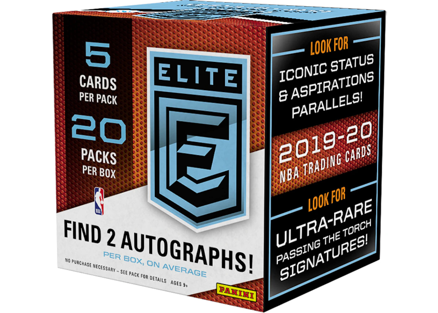 2019-20 Panini Donruss Elite Basketball Hobby Box - vue secondaire A