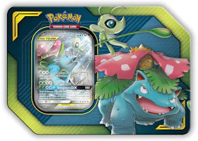2019 Pokemon TCG TAG TEAM Tins Celebi & Venusaur GX