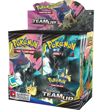2019 Pokemon Sun & Moon Team Up Booster Box - authentic Pokemon product
