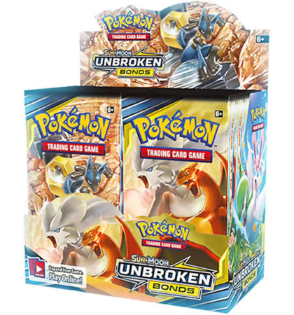 2019 Pokemon Sun & Moon Unbroken Bonds Booster Box - authentic Pokemon product