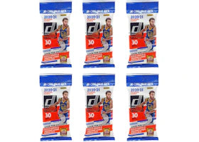 2020-21 Panini Donruss Basketball Fat Pack 6x Lot - vue 360