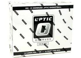 2020-21 Panini Donruss Optic Basketball Factory Sealed Multi-Pack Cello Box - vue 360