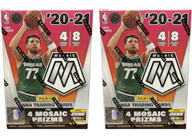 2020-21 Panini Mosaic Basketball Blaster Box 2x Lot - vue 360
